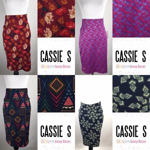 LuLaRoe 4 Small Cassie Lot BNWT